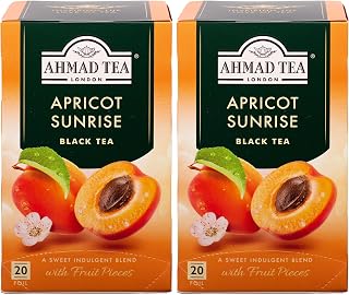 سعر ومواصفات Ahmad Tea Apricot Sunrise Tea, 20 Foil (Pack of 2) (B0C1FXJTWN) على Amazon EG