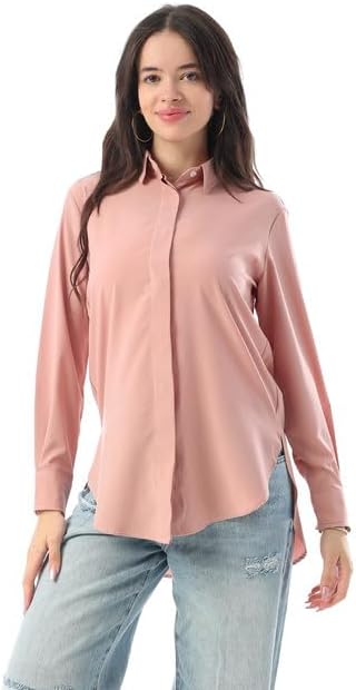 سعر ومواصفات Andora Womens Pattern Hidden Buttons Western (pack of 1) (B0H9ZDJVWJ) على Amazon EG