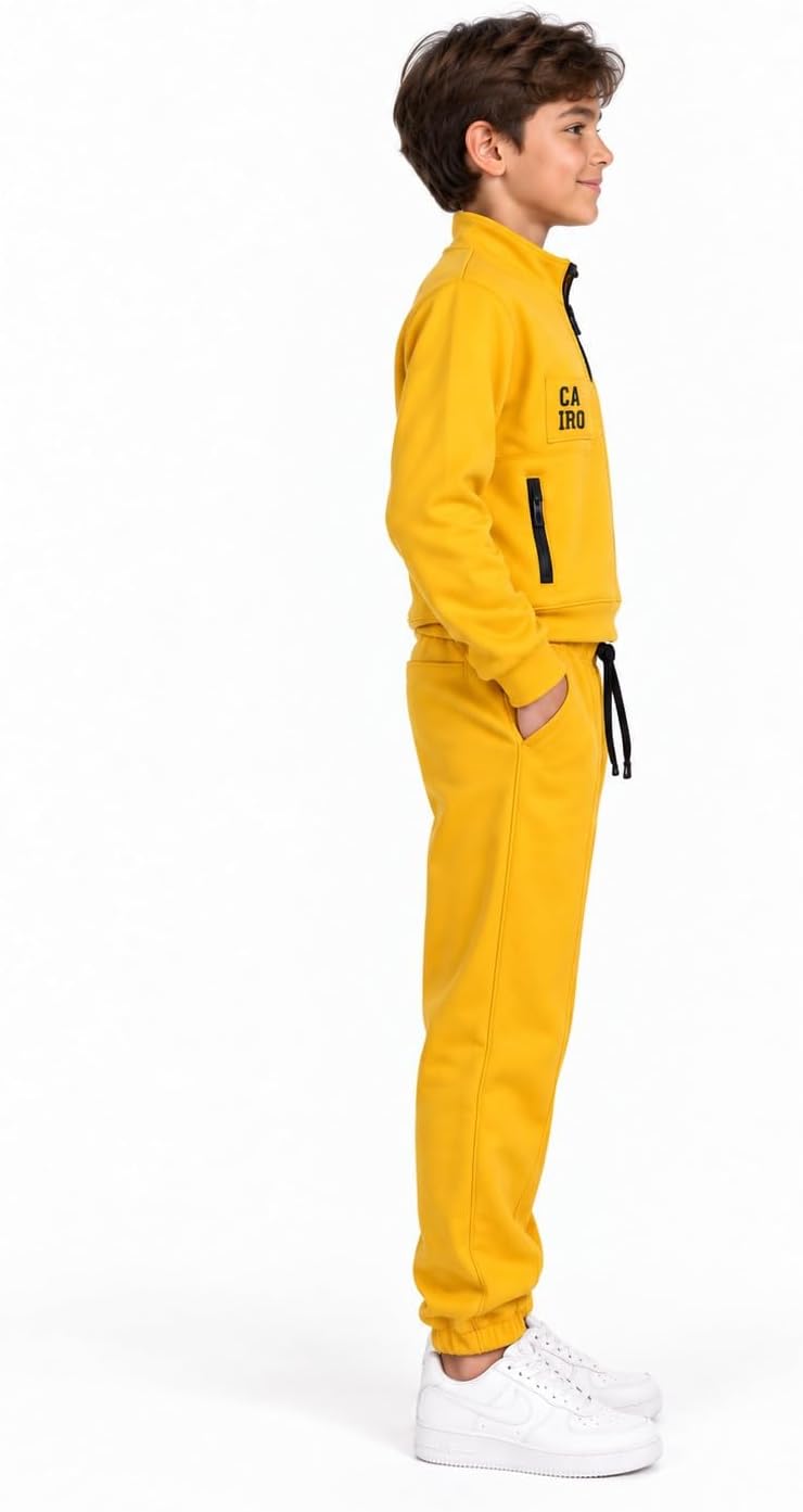 سعر ومواصفات CAESAR Boys Boys' tracksuit made of winter-weight fabric with a fur-lined back and printed designs Boys' tracksuit made of winter-weight fabric with a fur-lined back and printed designs (B0HMCZTXLT) على Amazon EG