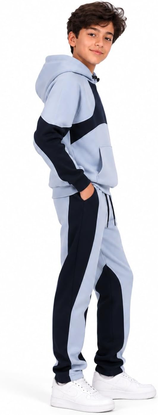 سعر ومواصفات CAESAR Boys Boys' winter tracksuit in Melton fabric, featuring a hooded design Boys' winter tracksuit in Melton fabric, featuring a hooded design (B0HMD4MKKG) على Amazon EG