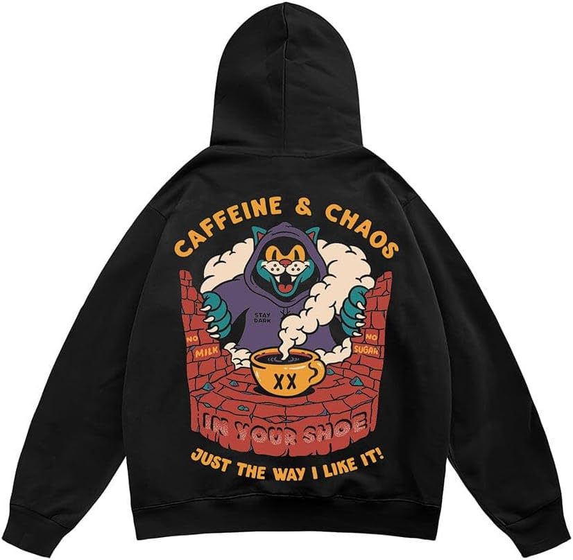 سعر ومواصفات ان يور شوز هودي كبير الحجم من Caffeine & Chaos (B0HM3VPGQW) على Amazon EG