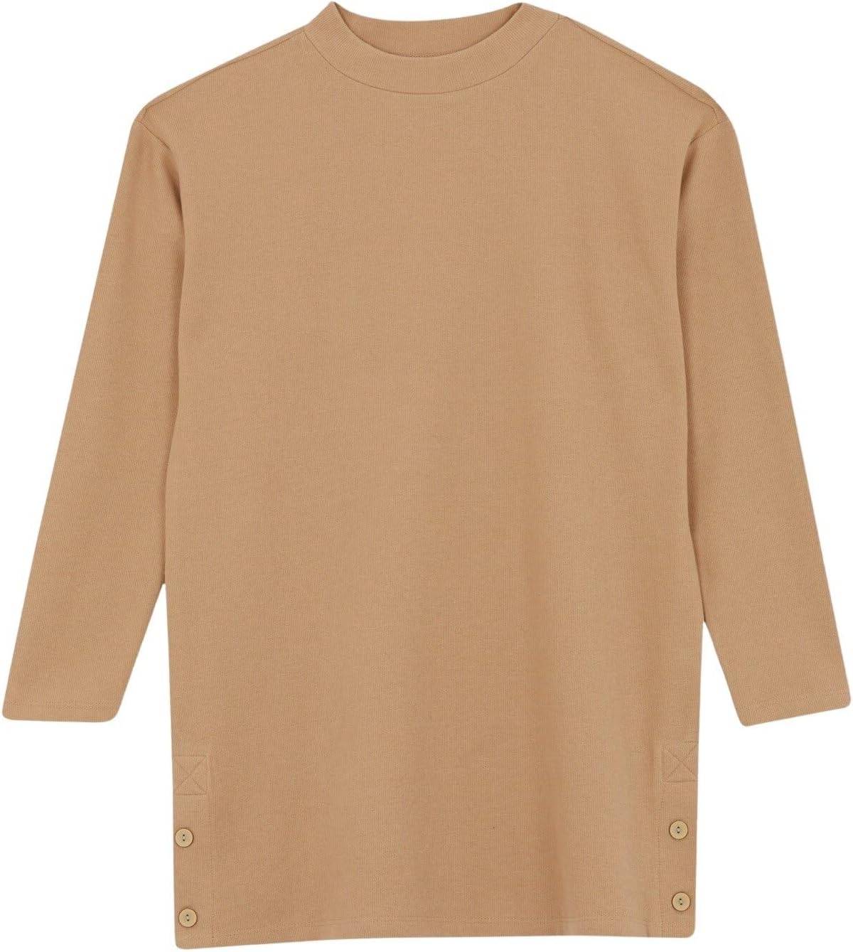 سعر ومواصفات DeFacto Womens Relax Fit Mock Neck Long Sleeve Knitted Long Sleeve Tunic (pack of 1) (B0DR65Z7ZD) على Amazon EG