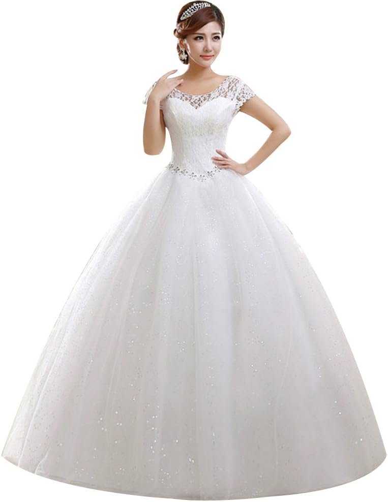 سعر ومواصفات اي كيبر Eyekepper Double Shoulder Floor Length Bridal Gown Wedding Dress Custom Size (B00VTPBP7C) على Amazon EG