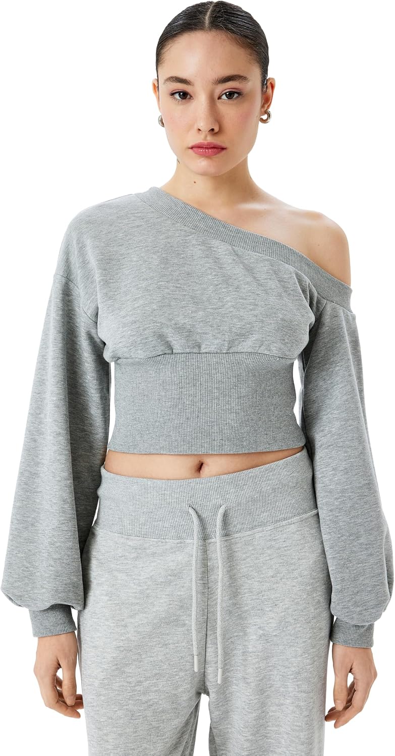 سعر ومواصفات KOTON Womens SWEATSHIRTS JERSEY (pack of 1) (B0DT9T2VN5) على Amazon EG
