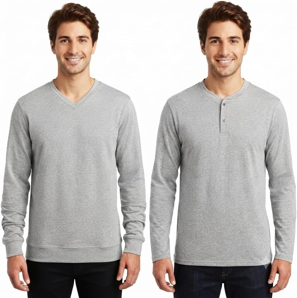 سعر ومواصفات Red Circle Bundle of 2 T-shirt + V Buttons Men shane 5xl (B08HHDY4GN) على Amazon EG