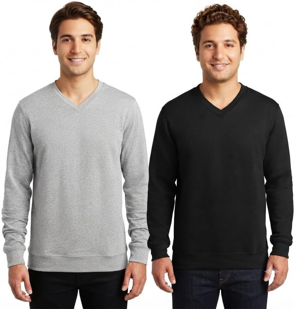 سعر ومواصفات Red Circle Mens Bundle of 2 T-Shirt V neck Bundle of 2 T-Shirt V neck (B08HJL4FX6) على Amazon EG