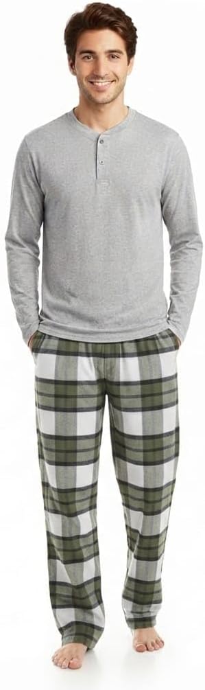 سعر ومواصفات Red Circle pajama sravino Multicolor Men Cotton 100% shane-olive-yellow 2xl (B0HLXWZ77F) على Amazon EG