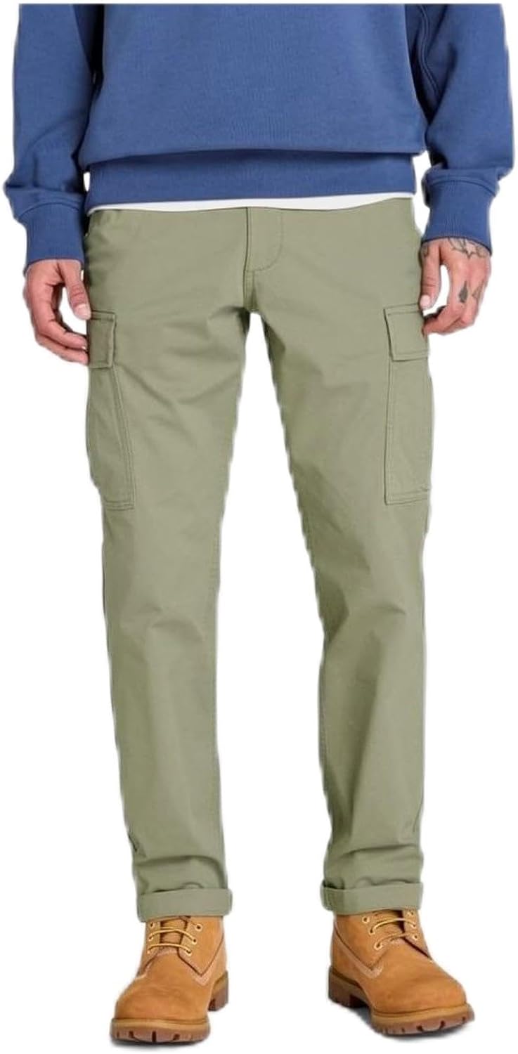 سعر ومواصفات Timberland Men's Brookline Twill Cargo Pant - Grey - 4034 (B0HLZV6DBN) على Amazon EG