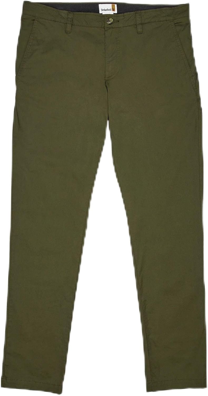 سعر ومواصفات Timberland Men's Claremont Poplin Chino Pant (Slim) - Green - 3834 (B0HLZRYV9Y) على Amazon EG