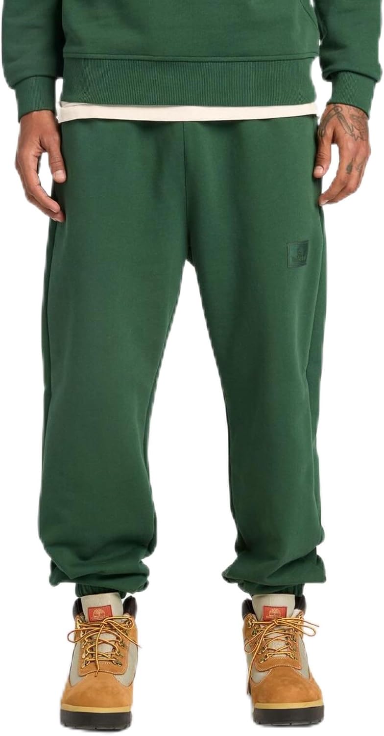 سعر ومواصفات Timberland Men's Silicon Badge (Lb) Sweatpant - Green - 3XL (B0HLZJF4S9) على Amazon EG