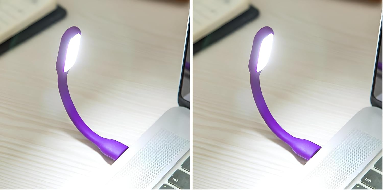 سعر ومواصفات USB LED Lamp - Flexible Neck, Portable Light for Laptop, Power Bank, Reading, Keyboard Illumination, Adjustable Brightness, Energy Efficient, Perfect for Travel and Home Use (قطعه واحده) (Pack of 2) (B0HLDPWLLG) على Amazon EG