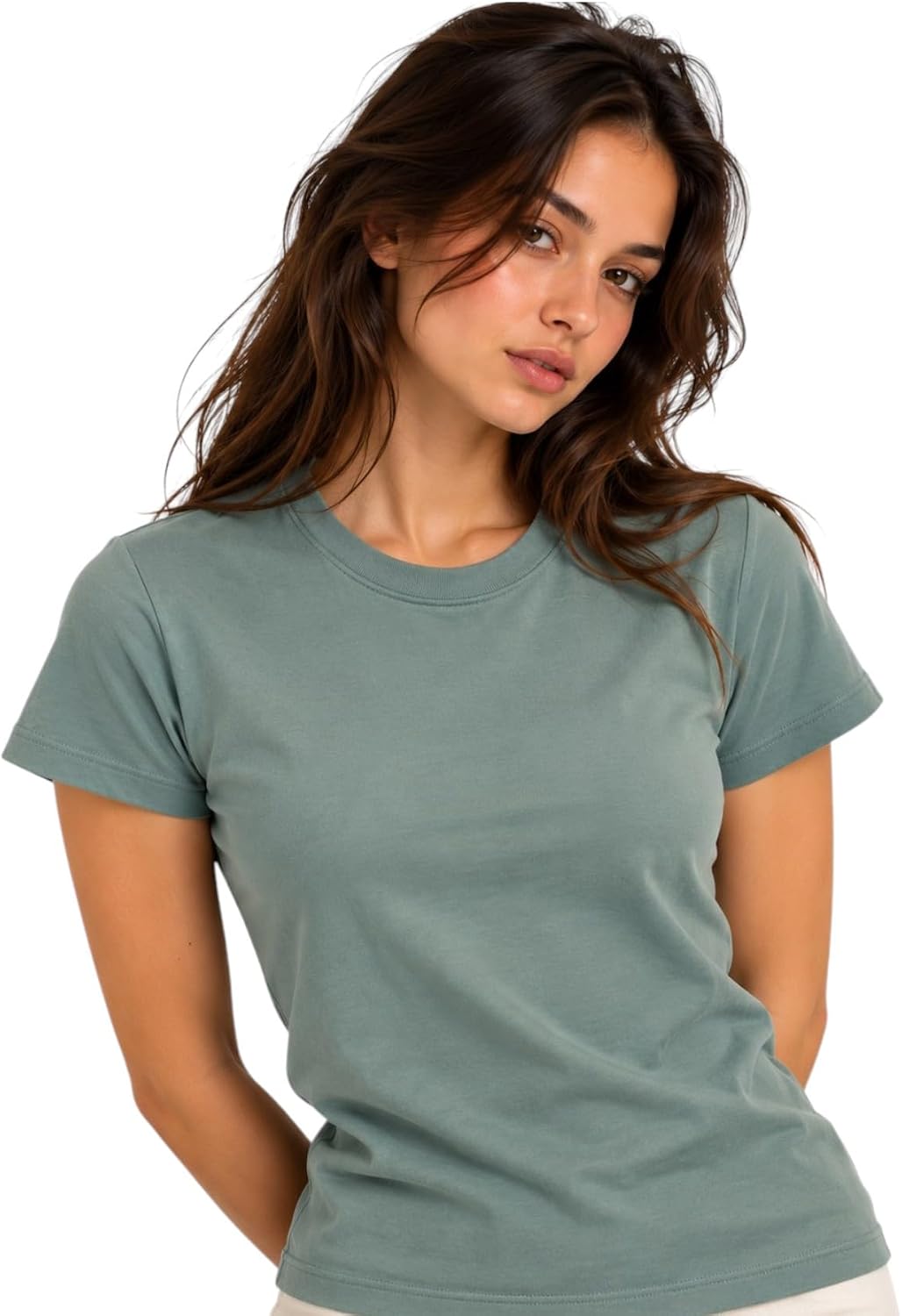 سعر ومواصفات Vanilla Cotton Half Sleeves T-Shirt For Women-Mint Green-M (B0HMWTH4N2) على Amazon EG