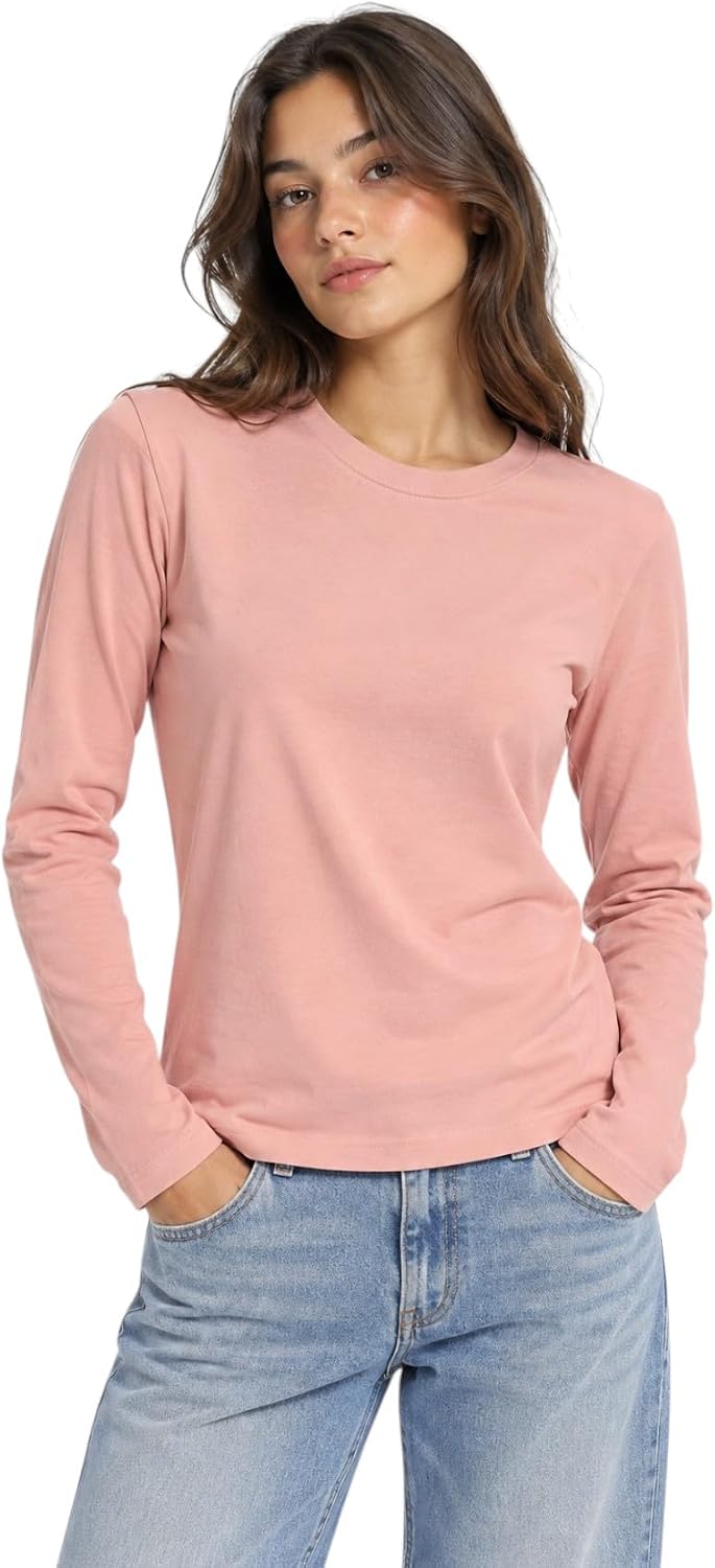 سعر ومواصفات Vanilla Cotton Long Sleeves T-Shirt For Women-Simon-L (B0HMWNSX32) على Amazon EG