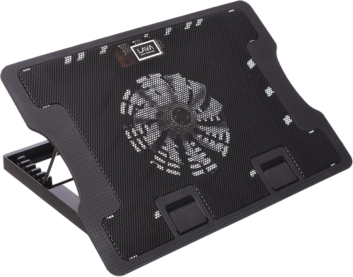 سعر ومواصفات قاعدة تبريد ST-120 مع منفذي USB وزر تحكم في المروحة للاب توب مقاس 392 × 266 × 67 ملم من لافا - أسود (B0CSBV8GD1) على Amazon EG