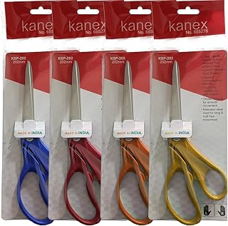 سعر ومواصفات كانكس مقص معدني هندي KSP-202 وحدة واحدة بالوان متنوعة (B0FDH3R75G) على Amazon EG